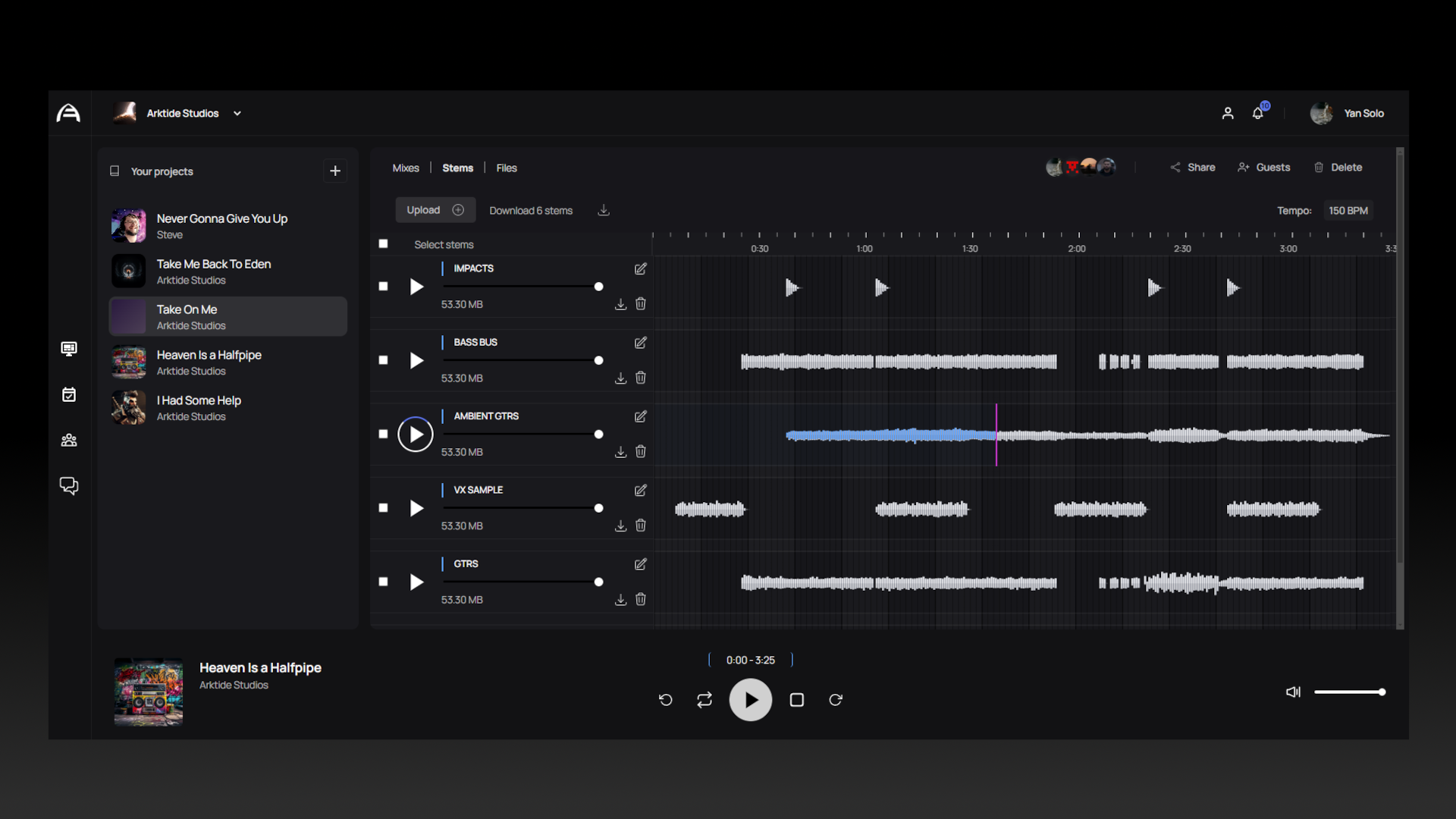 arktide ui example